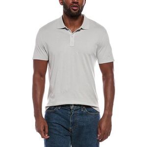 Atm Anthony Thomas Melillo Mens  Classic Jersey Polo Shirt, Grey
